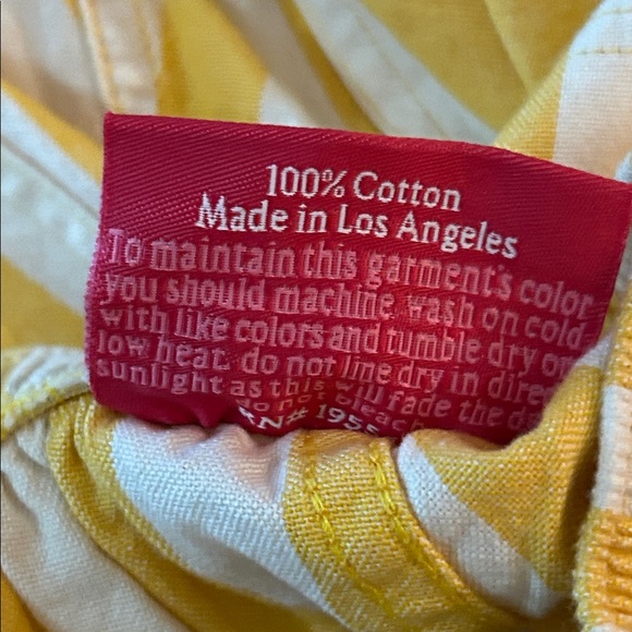 Big Bud Press action, pants Yellow and White Striped Pants XXS - Picture 9 of 10